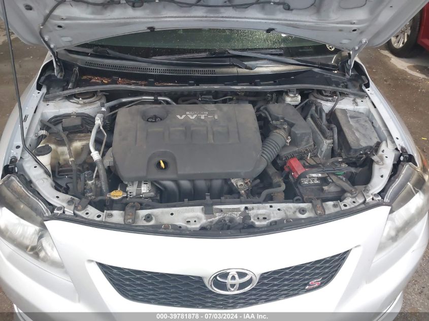 2010 Toyota Corolla S VIN: 2T1BU4EE5AC480357 Lot: 39781878