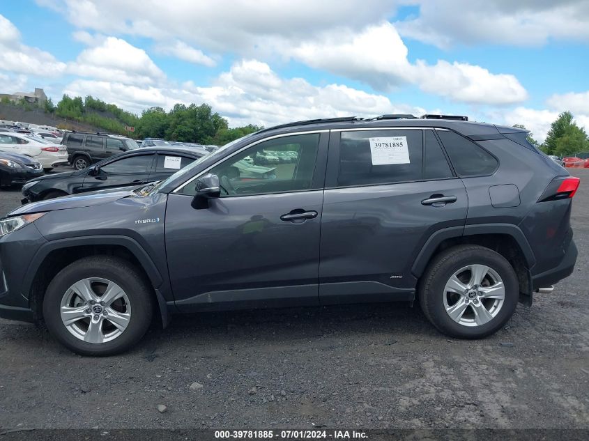 2021 Toyota Rav4 Hybrid Xle VIN: JTMRWRFV1MJ053609 Lot: 39781885