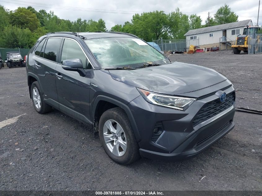 2021 Toyota Rav4 Hybrid Xle VIN: JTMRWRFV1MJ053609 Lot: 39781885