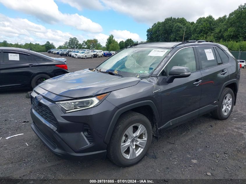 2021 Toyota Rav4 Hybrid Xle VIN: JTMRWRFV1MJ053609 Lot: 39781885