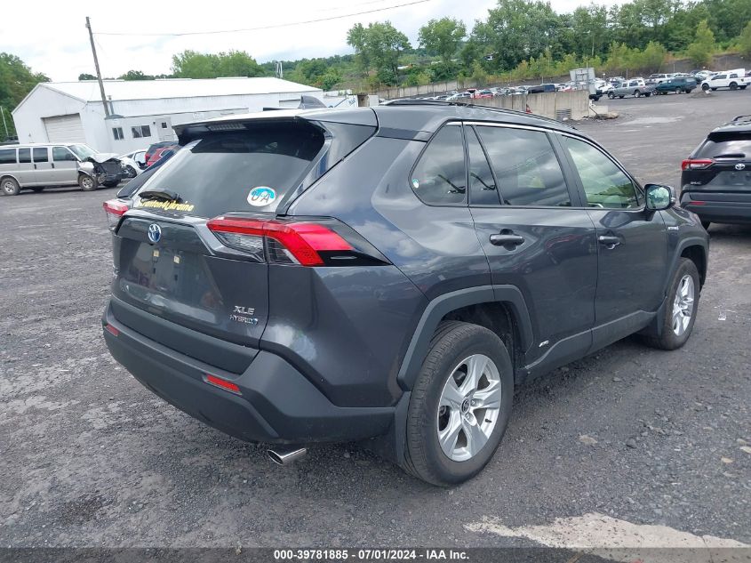 2021 Toyota Rav4 Hybrid Xle VIN: JTMRWRFV1MJ053609 Lot: 39781885