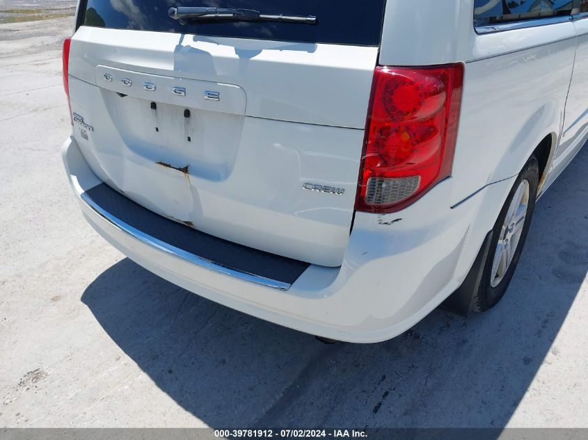 2011 Dodge Grand Caravan Crew VIN: 2D4RN5DG7BR741786 Lot: 39781912