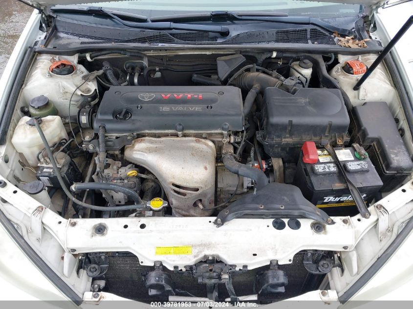 2004 Toyota Camry Xle VIN: 4T1BE30K54U291232 Lot: 39781953