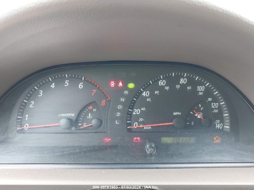 2004 Toyota Camry Xle VIN: 4T1BE30K54U291232 Lot: 39781953