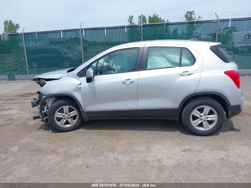 2019 Chevrolet Trax Ls VIN: 3GNCJKSB4KL403058 Lot: 39781976