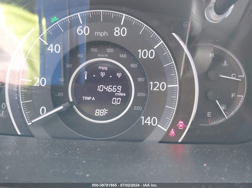 2013 Honda Cr-V Ex VIN: 2HKRM4H53DH675871 Lot: 39781985