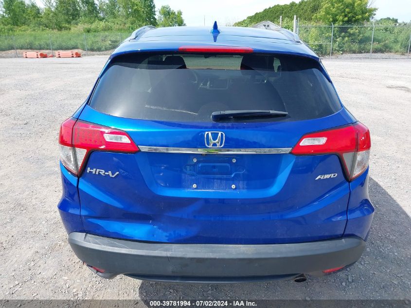 2019 Honda Hr-V Ex VIN: 3CZRU6H53KM742451 Lot: 39781994