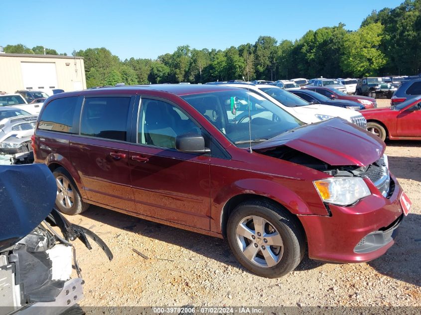2017 Dodge Grand Caravan Se VIN: 2C4RDGBG6HR567667 Lot: 39782006