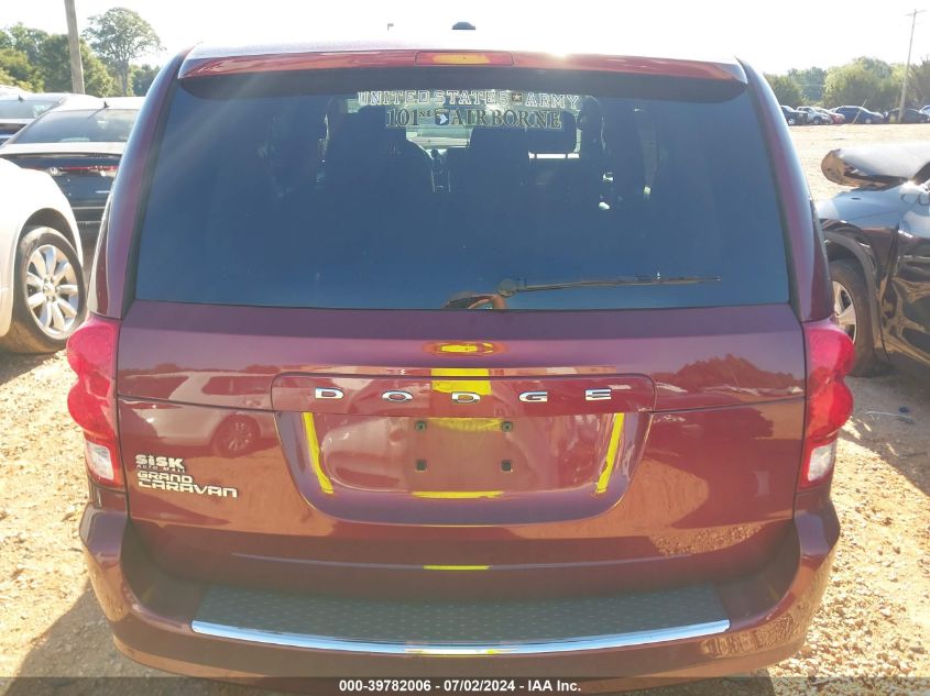 2017 Dodge Grand Caravan Se VIN: 2C4RDGBG6HR567667 Lot: 39782006