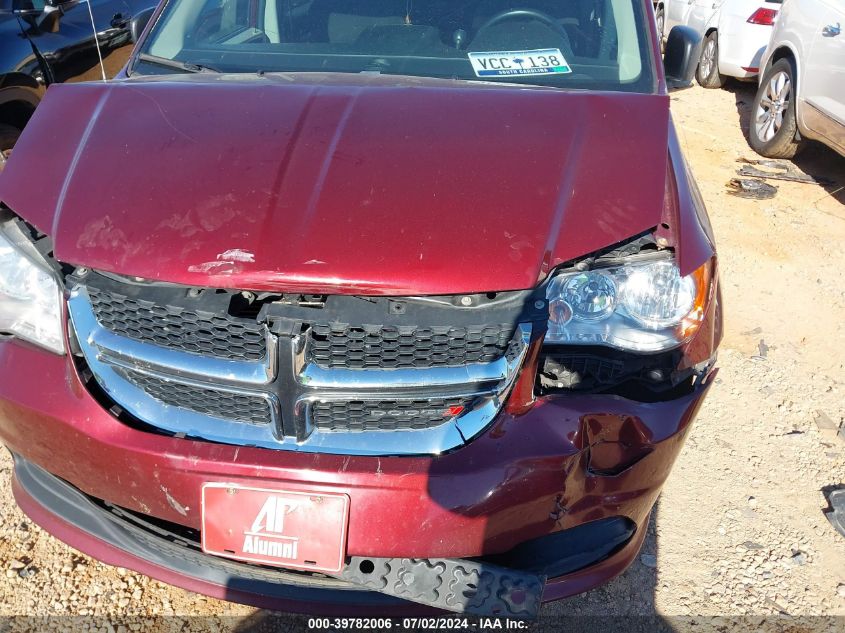 2017 Dodge Grand Caravan Se VIN: 2C4RDGBG6HR567667 Lot: 39782006