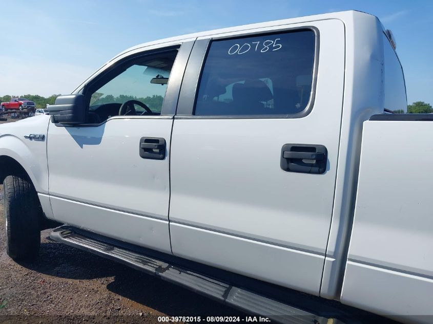 2013 Ford F-150 Xl VIN: 1FTFW1EFXDKF00785 Lot: 39782015