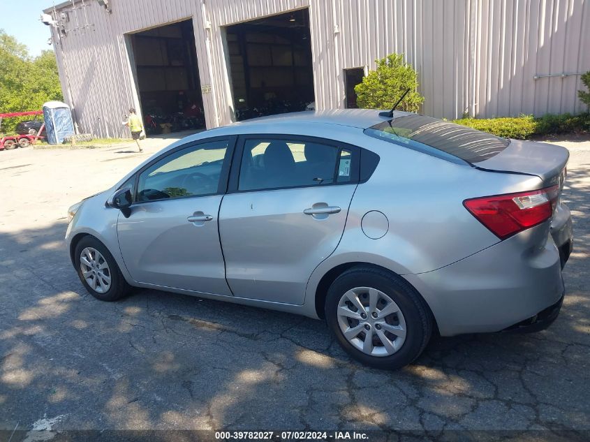 2014 Kia Rio Lx VIN: KNADM4A33E6415482 Lot: 39782027