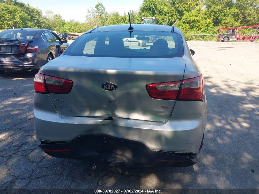 2014 Kia Rio Lx VIN: KNADM4A33E6415482 Lot: 39782027