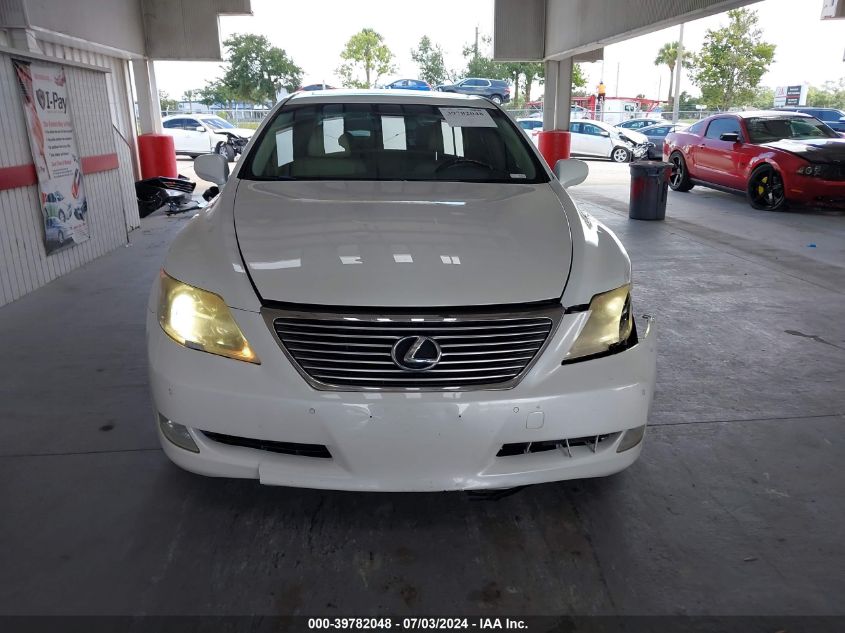 2009 Lexus Ls 460 VIN: JTHBL46F495085605 Lot: 39782048