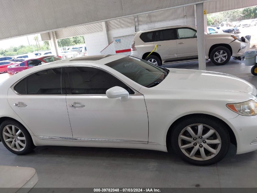 2009 Lexus Ls 460 VIN: JTHBL46F495085605 Lot: 39782048