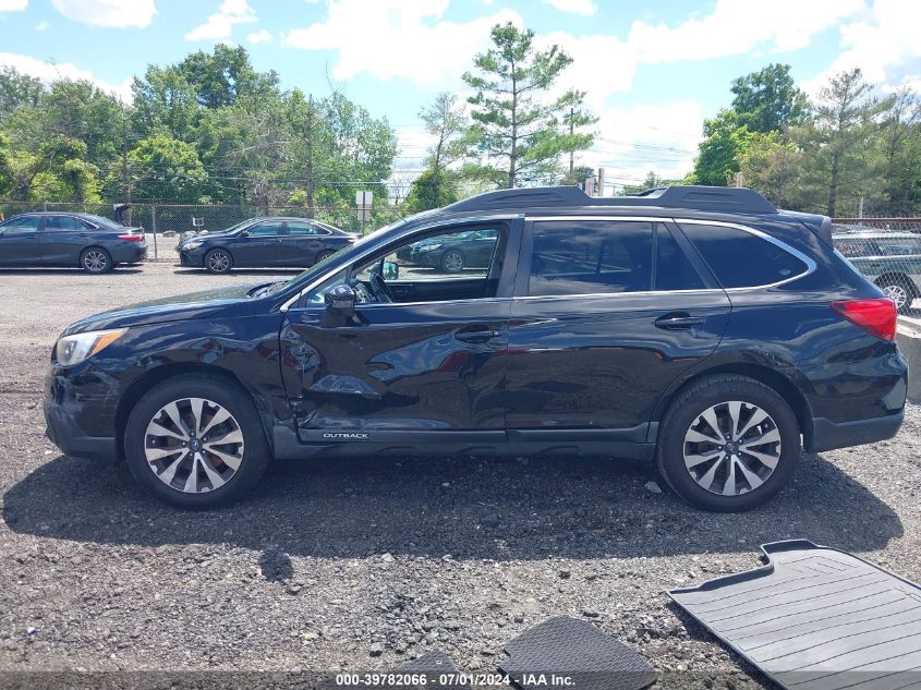 2015 Subaru Outback 2.5I Limited VIN: 4S4BSANC6F3278481 Lot: 39782066