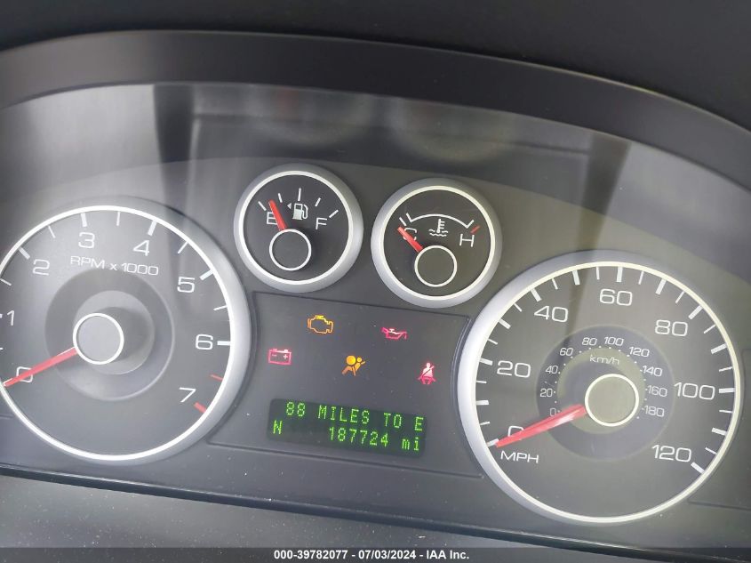 2009 Ford Fusion Sel VIN: 3FAHP08169R106712 Lot: 39782077