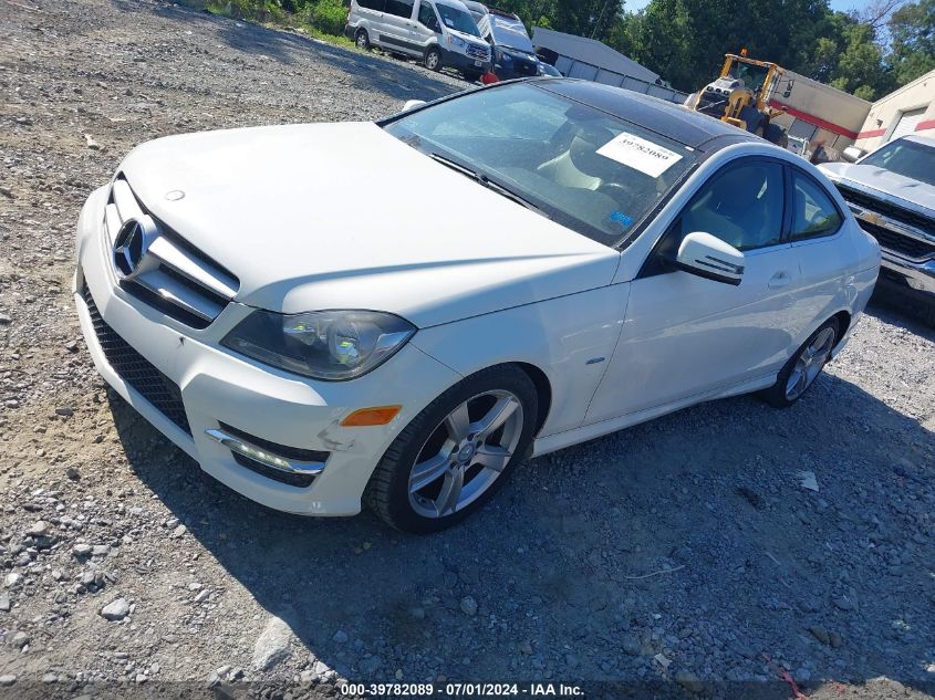 WDDGJ4HBXCF752448 | 2012 MERCEDES-BENZ C 250