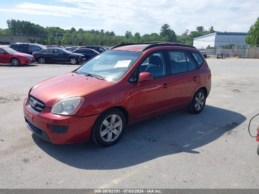 2008 Kia Rondo Lx V6 VIN: KNAFG526187198978 Lot: 39782101