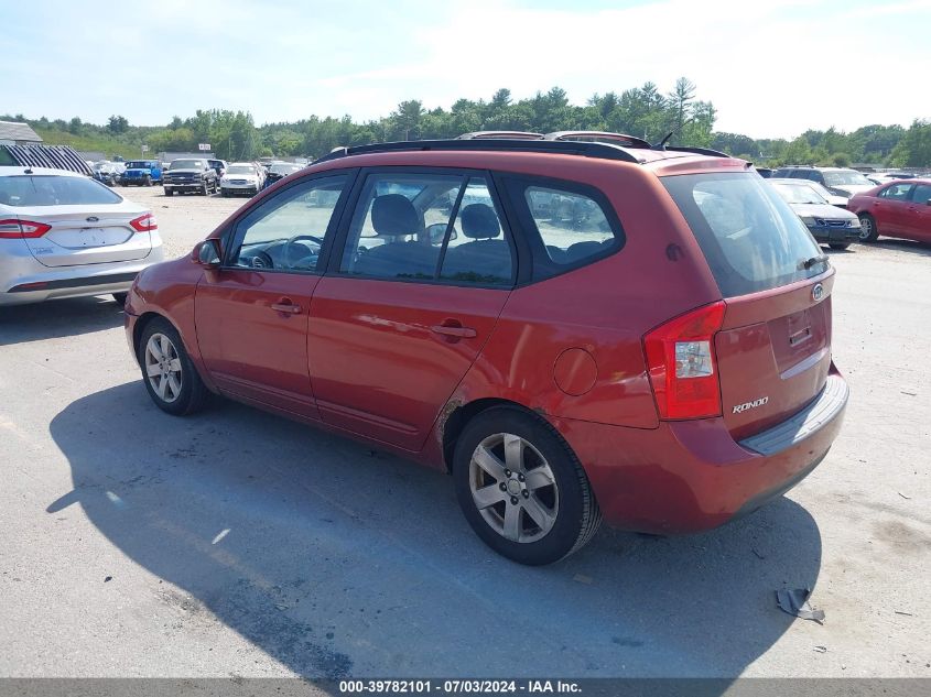 2008 Kia Rondo Lx V6 VIN: KNAFG526187198978 Lot: 39782101