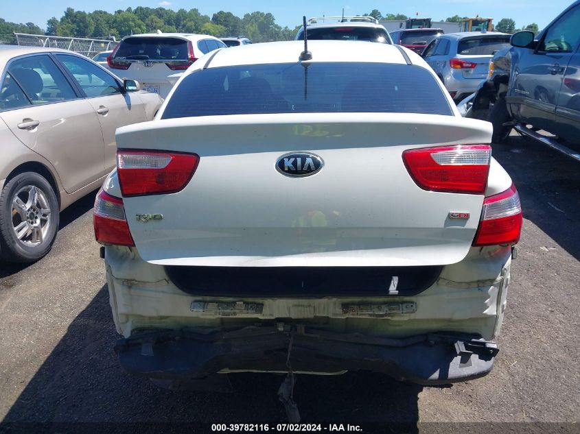 2016 Kia Rio Lx VIN: KNADM4A33G6643162 Lot: 39782116