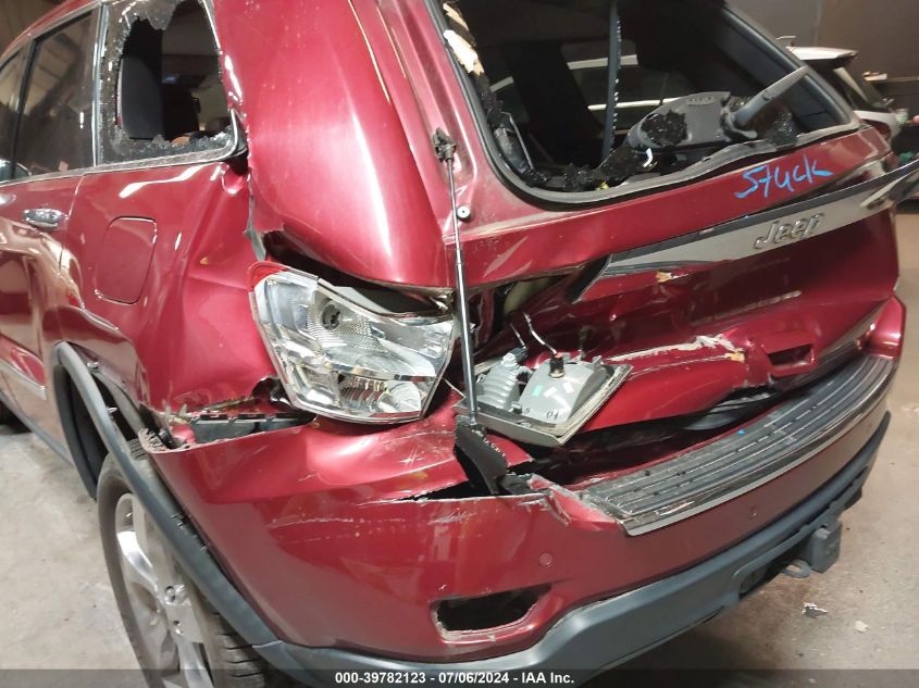 2012 Jeep Grand Cherokee Overland VIN: 1C4RJFCG6CC262799 Lot: 39782123