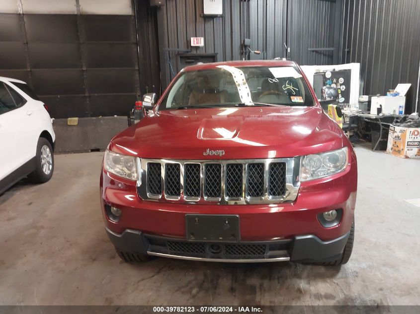 2012 Jeep Grand Cherokee Overland VIN: 1C4RJFCG6CC262799 Lot: 39782123