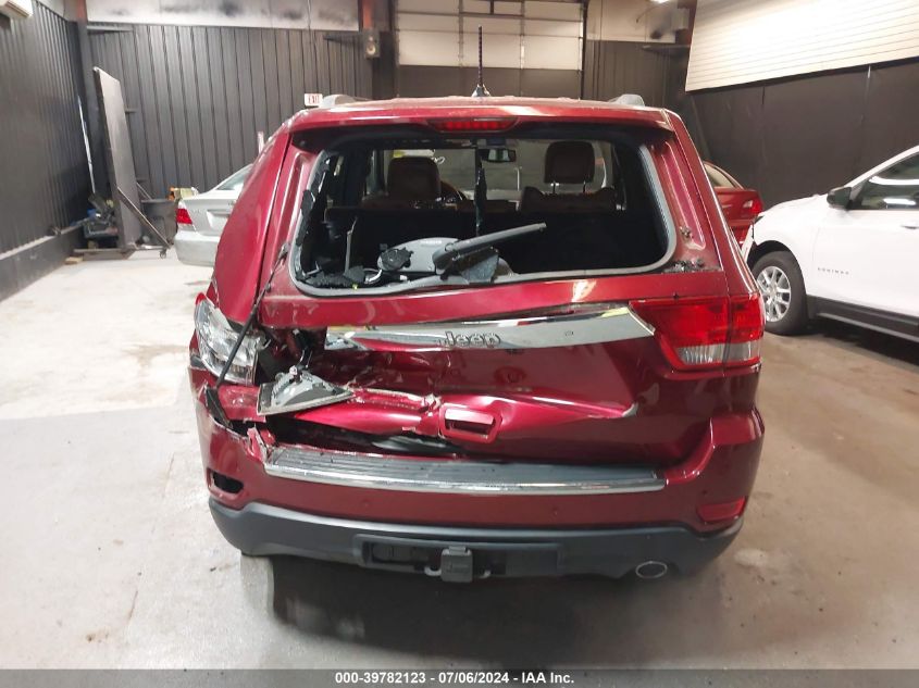 2012 Jeep Grand Cherokee Overland VIN: 1C4RJFCG6CC262799 Lot: 39782123