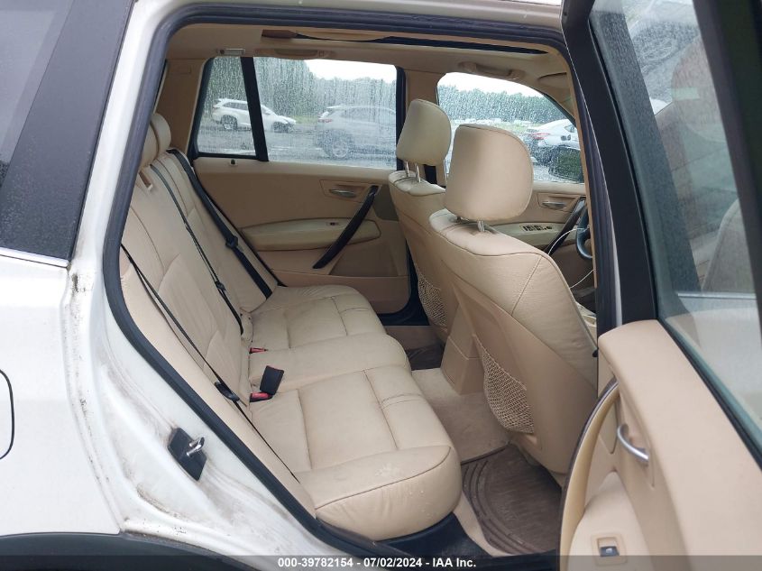 2006 BMW X3 3.0I VIN: WBXPA93426WG92370 Lot: 39782154