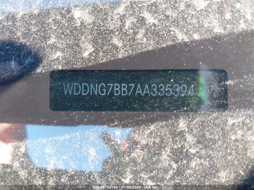 WDDNG7BB7AA335394 2010 Mercedes-Benz S 550