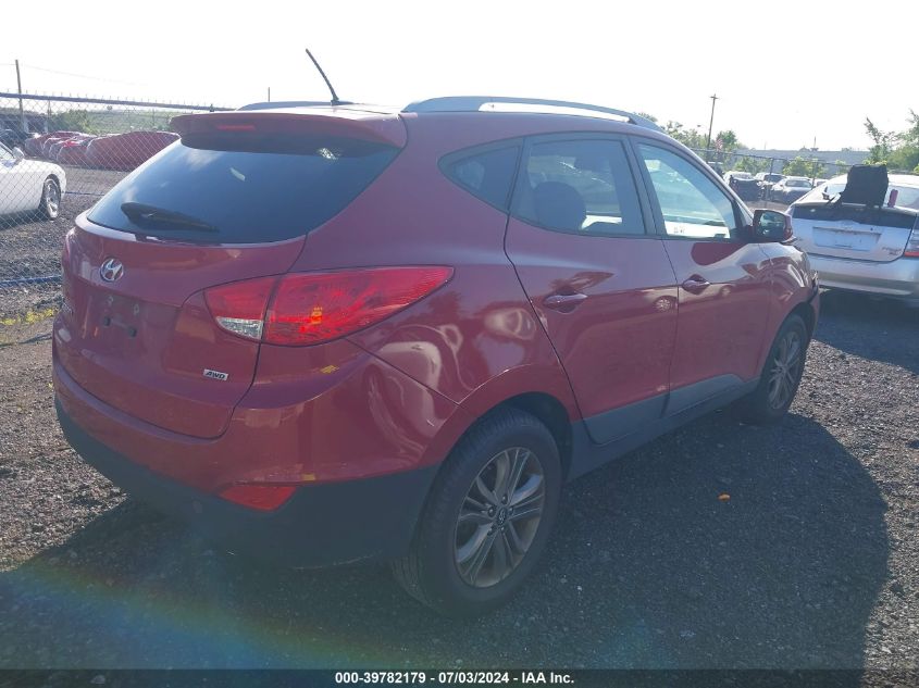 2015 Hyundai Tucson Limited/Se VIN: KM8JUCAG6FU973290 Lot: 39782179