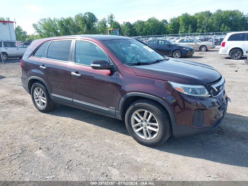 VIN 5XYKTCA60EG549476 2014 KIA Sorento, LX no.1