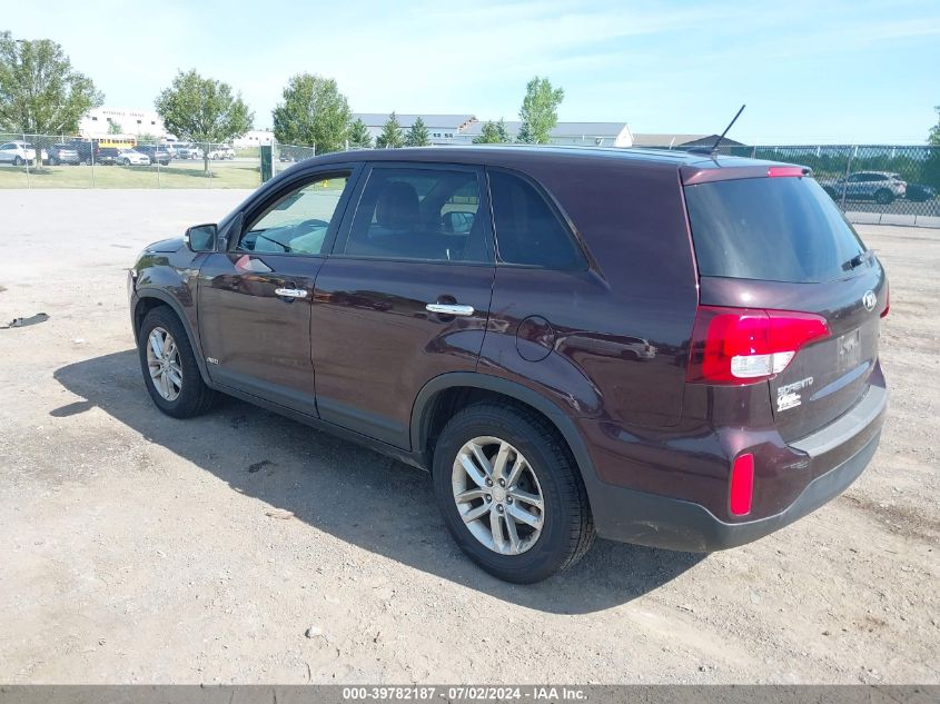 VIN 5XYKTCA60EG549476 2014 KIA Sorento, LX no.3