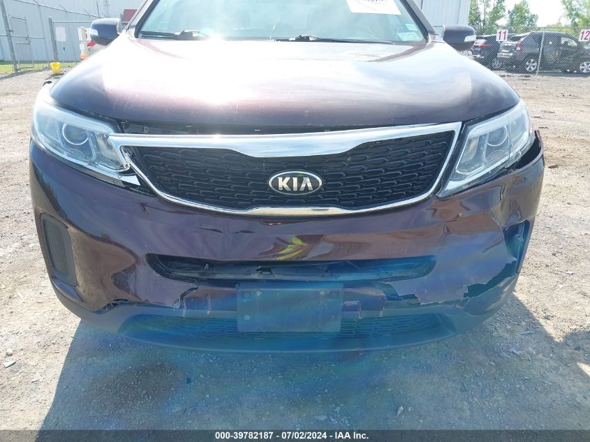 2014 Kia Sorento Lx VIN: 5XYKTCA60EG549476 Lot: 39782187