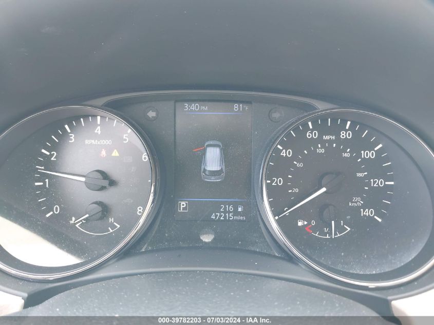 2019 Nissan Rogue Sv VIN: JN8AT2MV6KW389065 Lot: 39782203