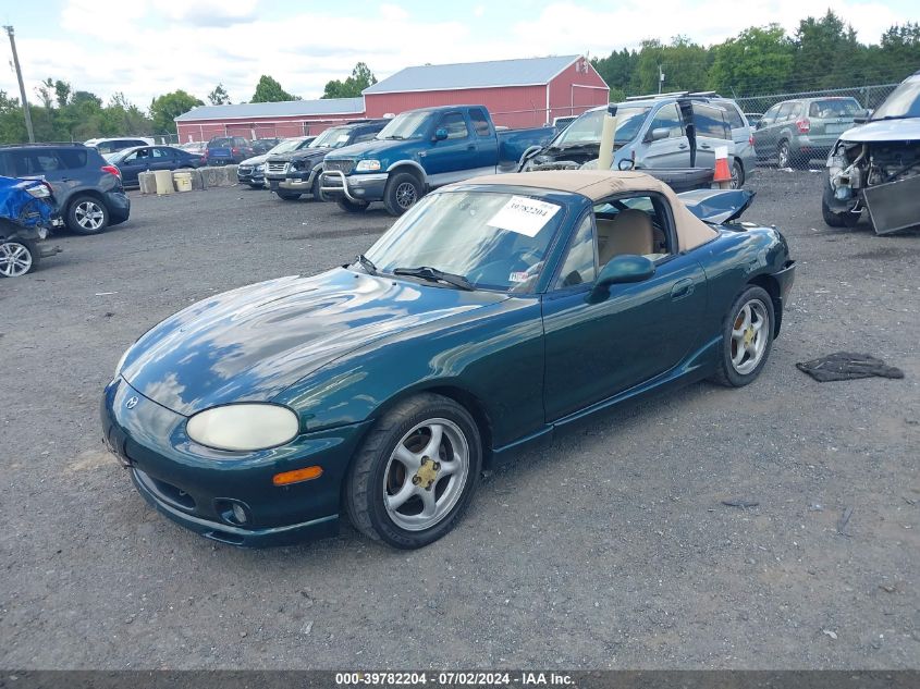 2000 Mazda Mx-5 Miata Ls/Special Edition VIN: JM1NB353XY0148222 Lot: 39782204