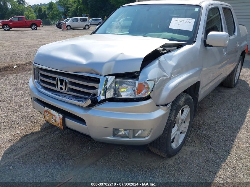 2013 Honda Ridgeline Rtl VIN: 5FPYK1F54DB006162 Lot: 39782210