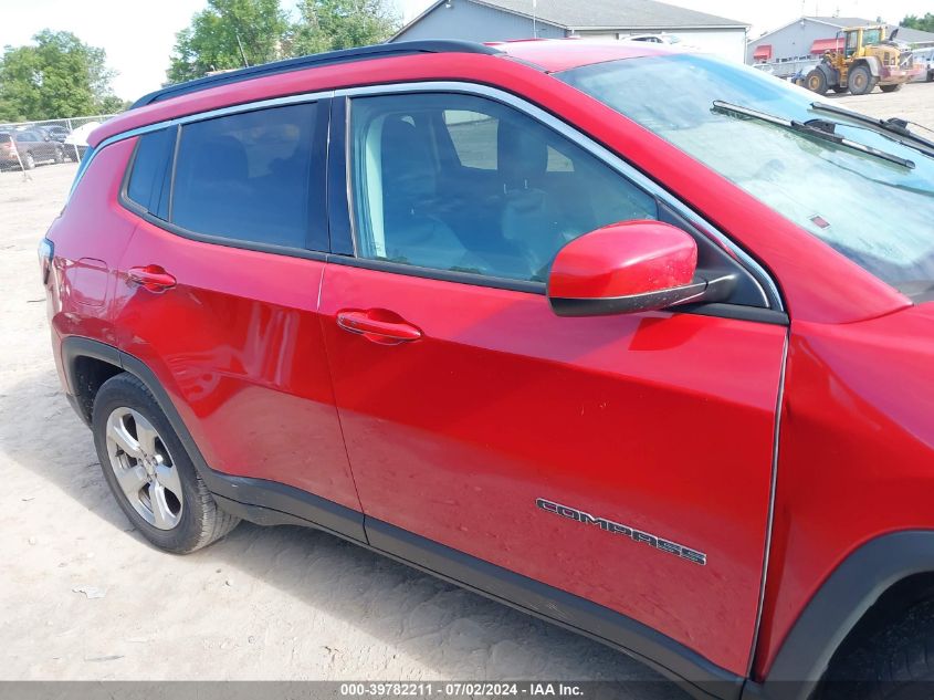 2018 Jeep Compass Latitude VIN: 3C4NJCBB7JT108588 Lot: 39782211