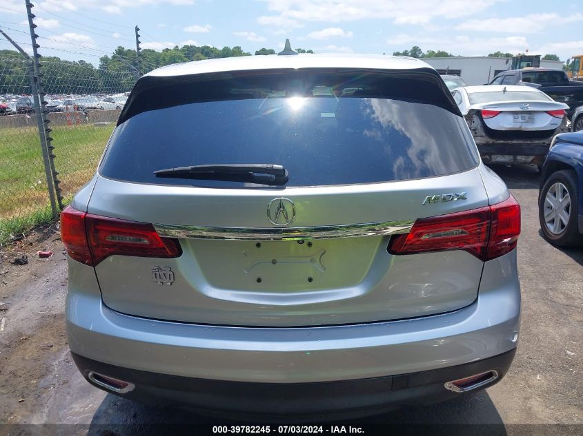 2014 Acura Mdx Technology Package VIN: 5FRYD3H42EB014540 Lot: 39782245