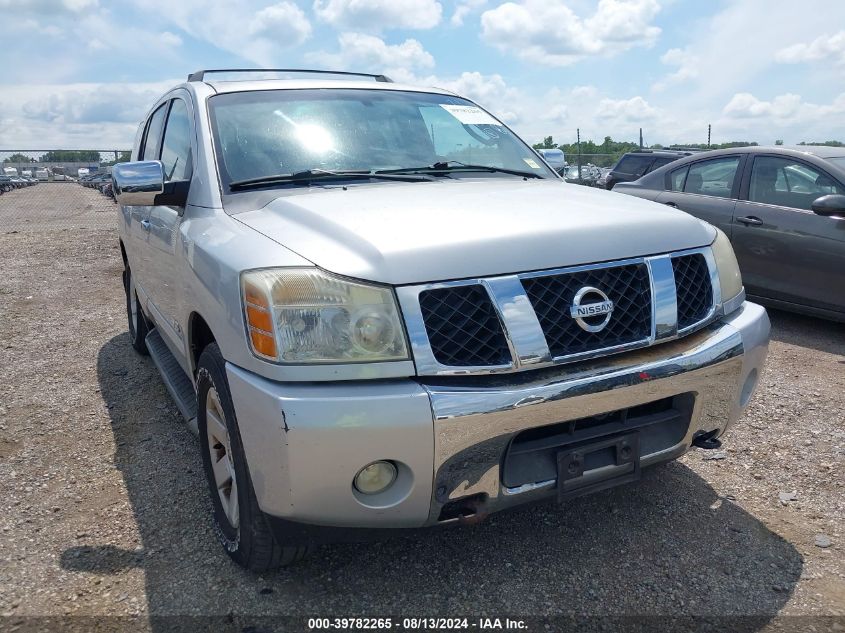 2006 Nissan Armada Le VIN: 5N1AA08B06N731770 Lot: 39782265