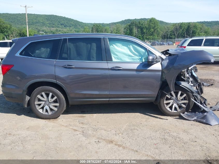 2019 Honda Pilot Ex-L VIN: 5FNYF6H4XKB068757 Lot: 39782287