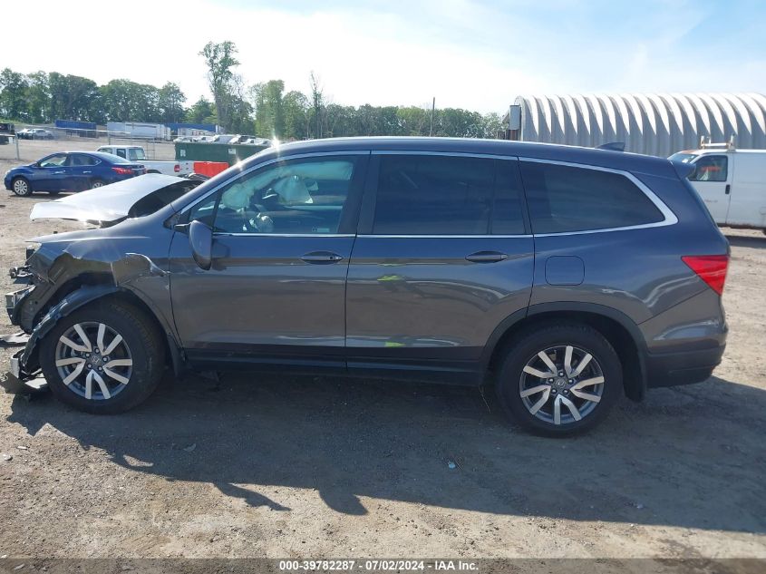 2019 Honda Pilot Ex-L VIN: 5FNYF6H4XKB068757 Lot: 39782287