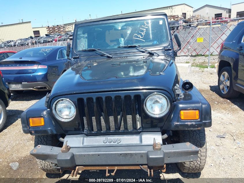 1J4FA49S12P724934 2002 Jeep Wrangler Sport