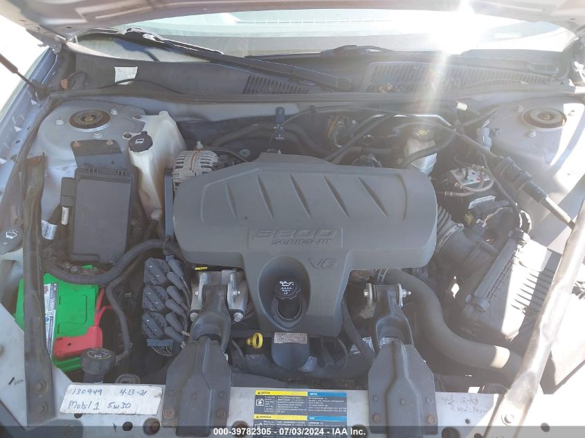 2006 Buick Lacrosse Cxl VIN: 2G4WD582661284230 Lot: 39782305