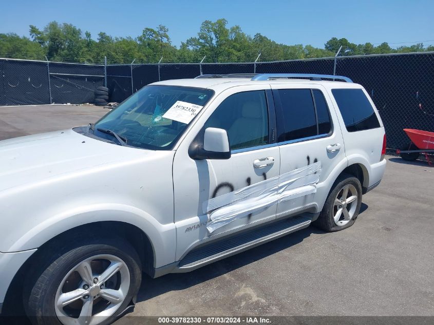 2003 Lincoln Aviator VIN: 5LMEU68H33ZJ47834 Lot: 39782330