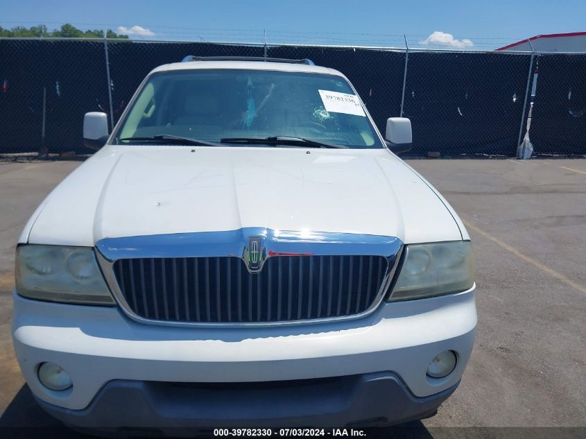 2003 Lincoln Aviator VIN: 5LMEU68H33ZJ47834 Lot: 39782330