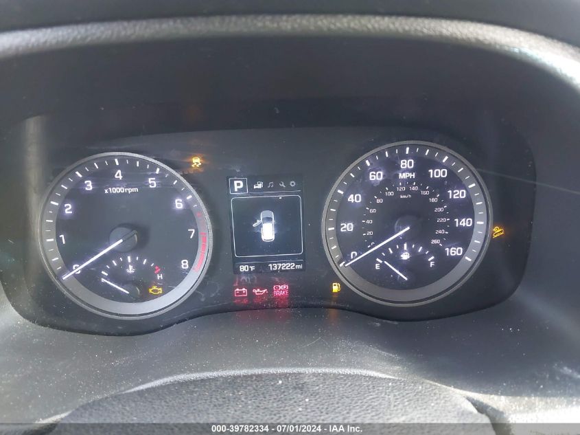 2016 Hyundai Tucson Se VIN: KM8J33A44GU109445 Lot: 39782334