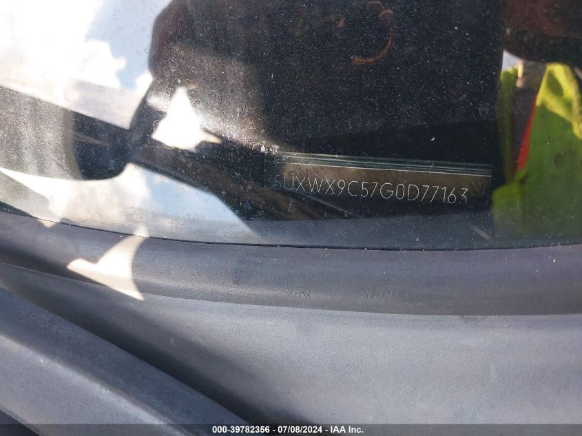 2016 BMW X3 xDrive28I VIN: 5UXWX9C57G0D77163 Lot: 39782356