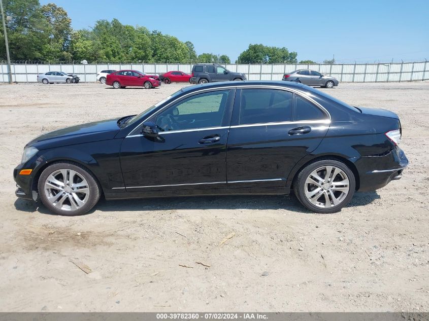 2013 Mercedes-Benz C 250 250 VIN: WDDGF4HB0DA794790 Lot: 39782360