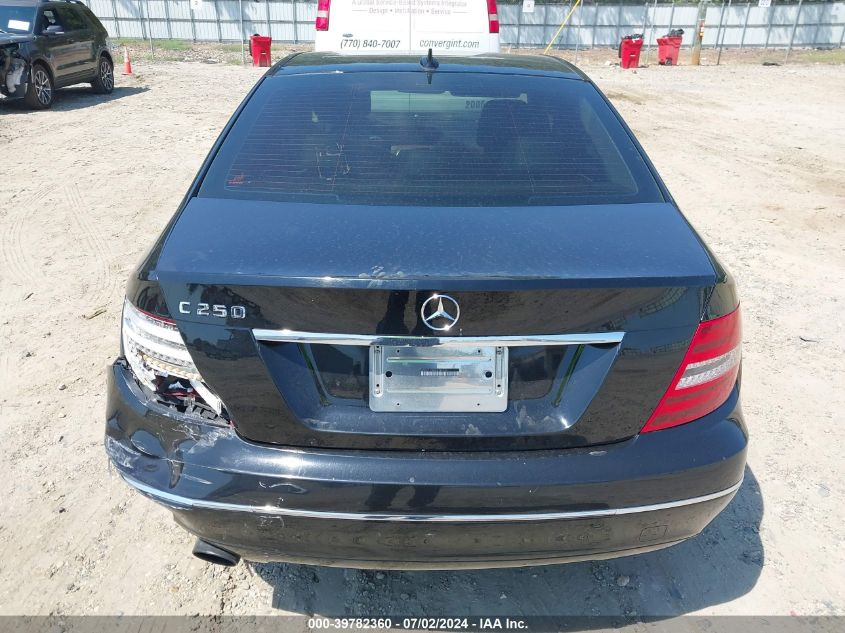 2013 Mercedes-Benz C 250 250 VIN: WDDGF4HB0DA794790 Lot: 39782360